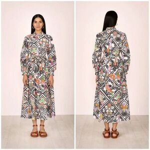 Banjanan Daffodil Folk Lace Print Size XS